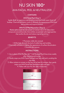 180°® AHA Facial Peel and Neutralizer